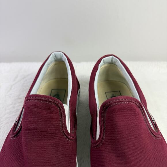 Vans SK8 Maroon Perforated Slip-On Shoes Men’s 6.5 / Women’s 8 - Picture 5 of 8